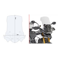 GIVI PLEXI TRIUMPH TIGER 900 RALLY (20-21) D6418ST