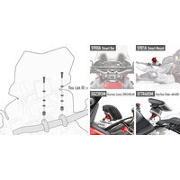 GIVI KIT NA MONTÁŽ S900A/S901A YAMAHA MT-07 TRACER (16-19) 06SKIT