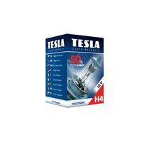 TESLA ŽÁROVKA H4, +50 % SVĚTLA