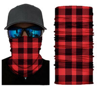 BIKETECH ŠÁTEK NA KRK ČERVENĚ-ČERNÝ