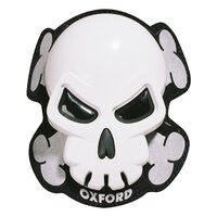 OXFORD SLIDERY SKULL BÍLÉ