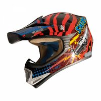 SHIRO HELMA MX-306 ROCKID KIDS RED