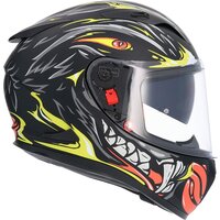 SHIRO PŘILBA SH-605 RAPAZ MATT BLACK FLUO