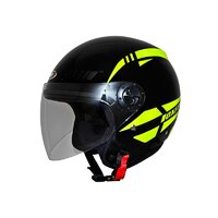 SHIRO HELMA SH-62 OXFORD ČERNO/FLUO ŽLUTÁ