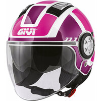 GIVI PRILBA 11.1 AIR JET R-CLASS LADY WHITE/PINK/PURPLE