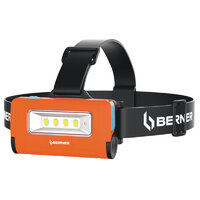 BERNER ČELOVÁ LAMPA 2v1 AKU