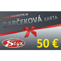 DÁRKOVÁ KARTA NA ESHOP V HODNOTĚ 50 €