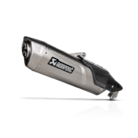 AKRAPOVIČ SLIP-ON LINE (TITANIUM) TLMIČ VÝFUKU SUZUKI SV650X ABS (18-26) / SV-7 650GX (27)