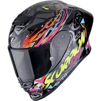 SCORPION PRILBA EXO-R1 EVO ll AIR SAVAGE BLACK/BLUE/PINK M