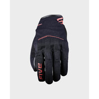 FIVE RUKAVICE RS4 EVO BLACK FLUO RED