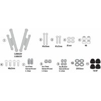 GIVI SADA NA MONTÁŽ PLEXI KAWASAKI Z 650 S (26) A4138A