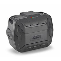 GIVI XSPACE BOČNÝ/HORNÝ KUFOR 27-36 L BLACK BRUSHED XP01PBA