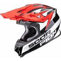 SCORPION PRILBA VX-16 EVO AIR PATRIOT BLACK-WHITE-RED M