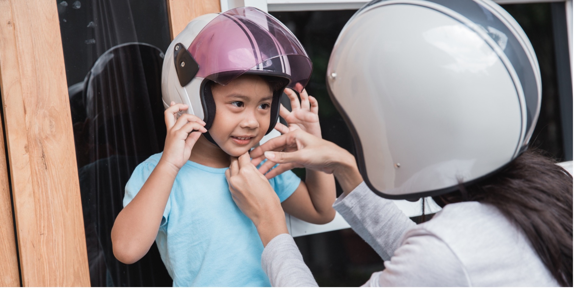 Prilba na motorku pre deti
