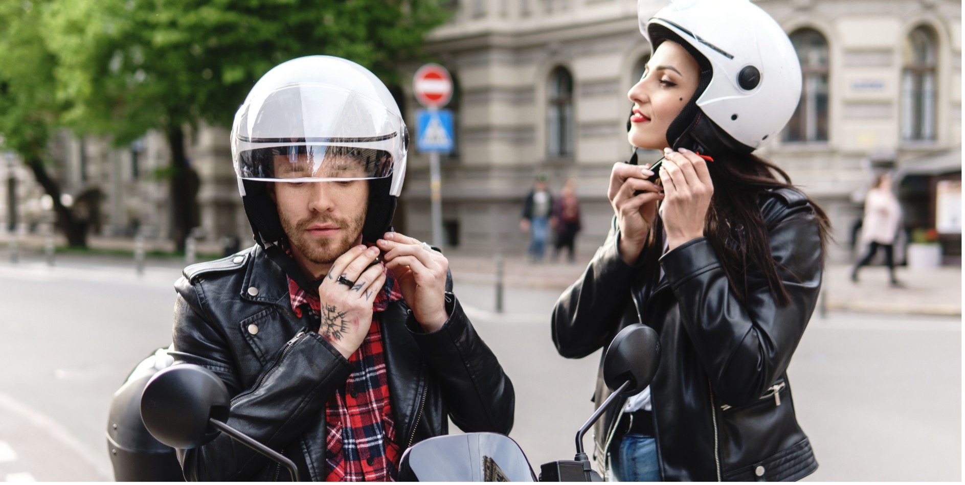 Pánske a dámske prilby na motorku